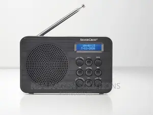 UK SILVER CREST Portable DAB | FM Digital 60 Stations Radio