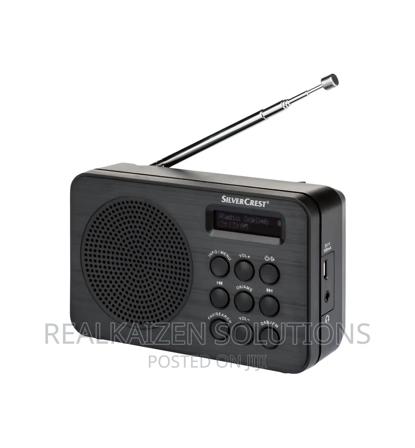 UK SILVER CREST Portable DAB | FM Digital 60 Stations Radio