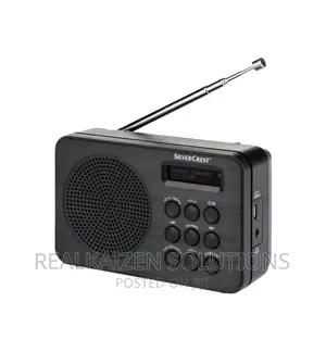 UK SILVER CREST Portable DAB | FM Digital 60 Stations Radio