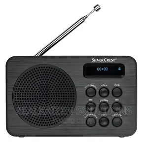 UK SILVER CREST Portable DAB | FM Digital 60 Stations Radio