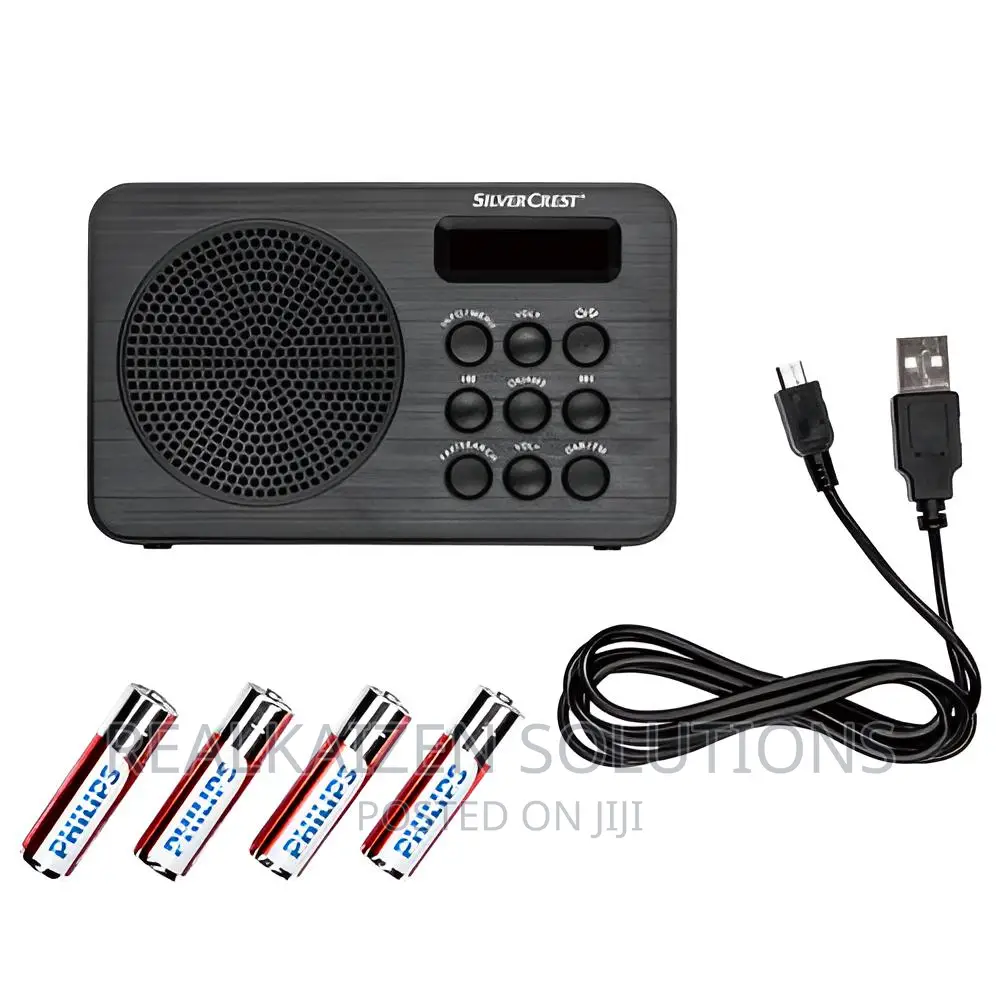 UK SILVER CREST Portable DAB | FM Digital 60 Stations Radio