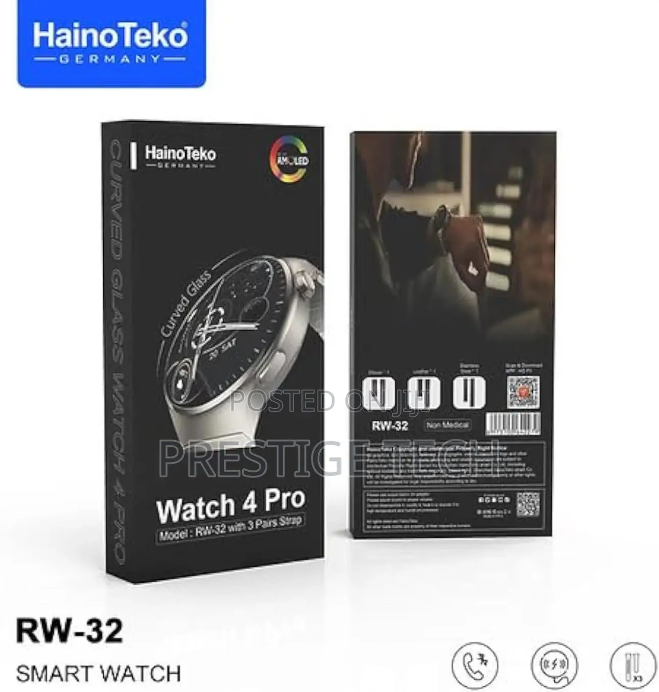 Haino Teko Watch 4 Pro Amoled Smartwatch (Hainoteko Rw32)