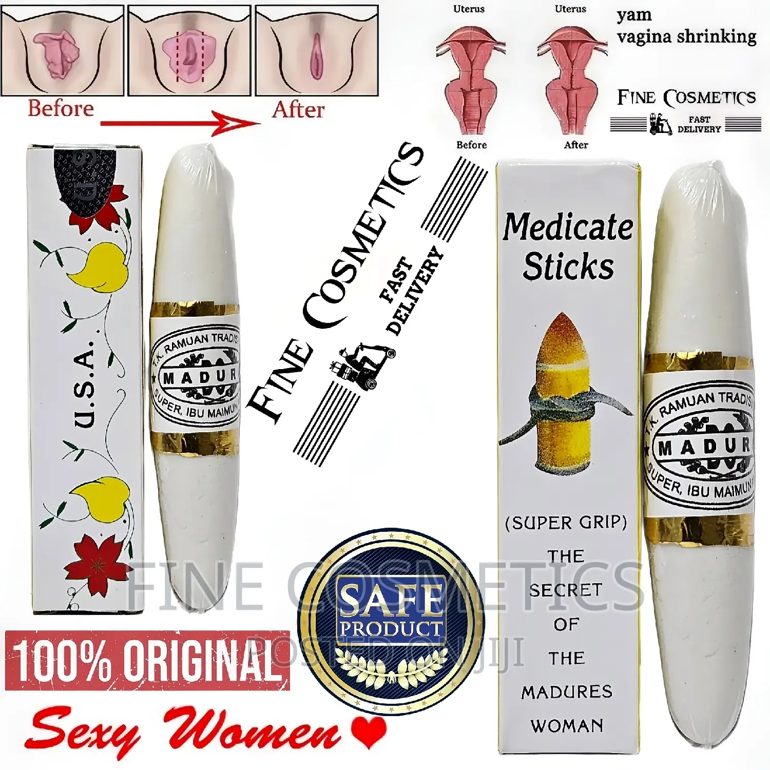 WOMEN'S VAGINA SUPER TIGHT |Madura Medicate Tightening Stick