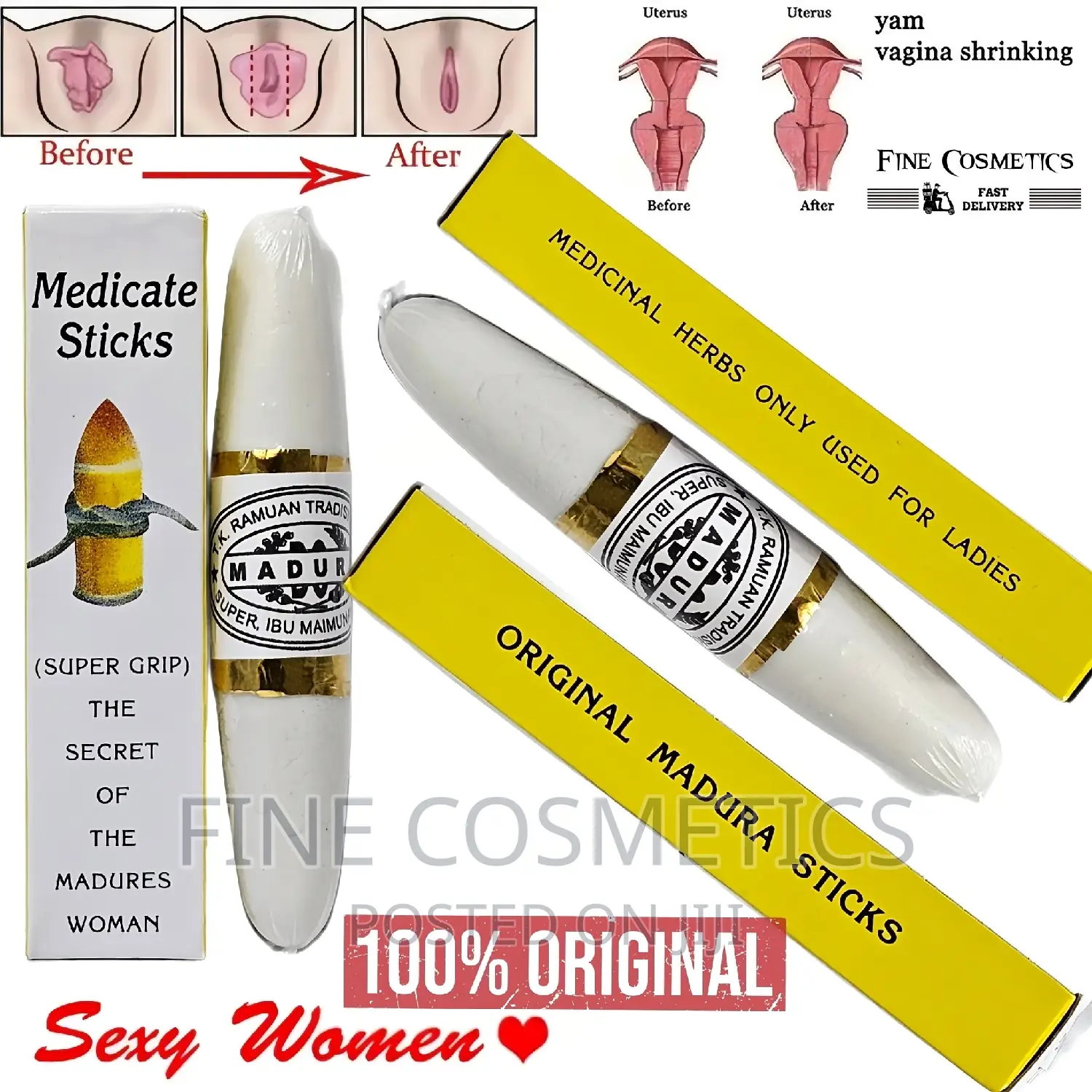 WOMEN'S VAGINA SUPER TIGHT |Madura Medicate Tightening Stick