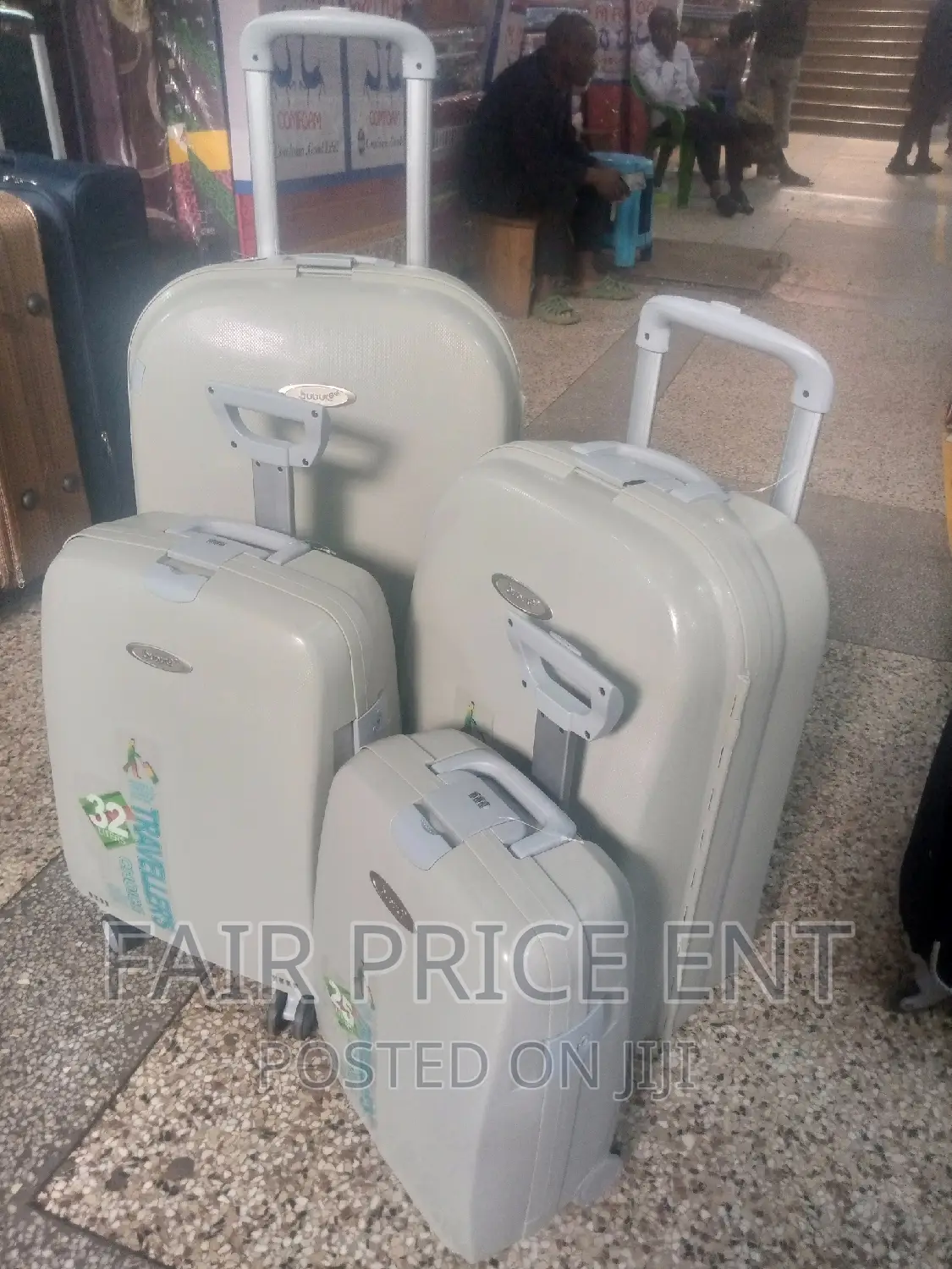 Vip Executive French Suitcases.Full Set.( Gray)