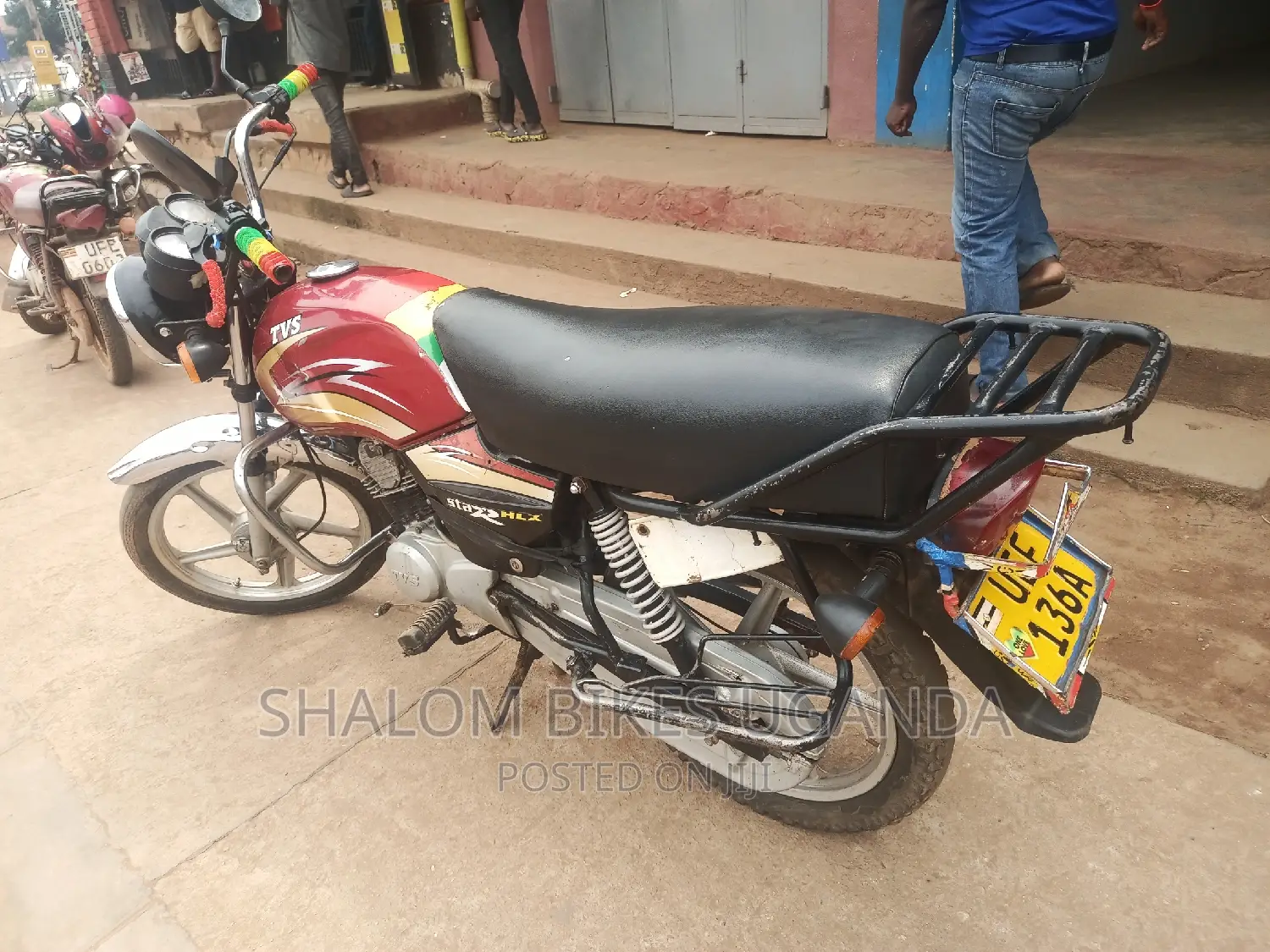 TVS XL 100 2016 Red