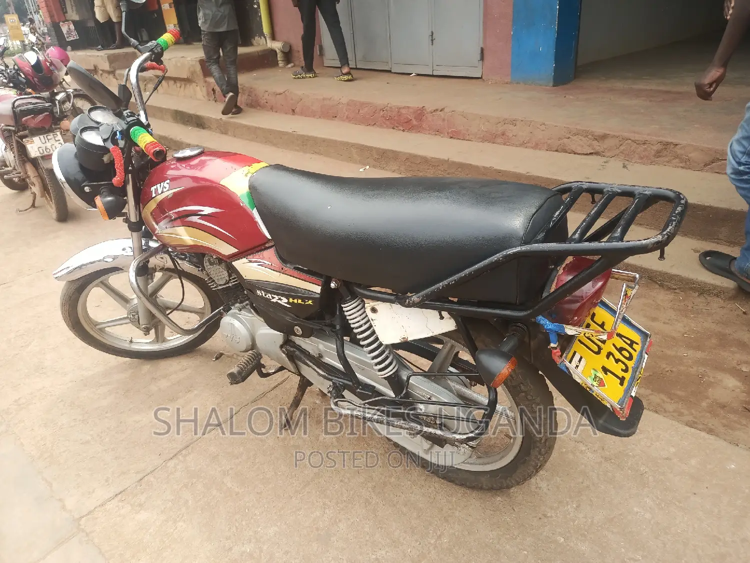 TVS XL 100 2016 Red