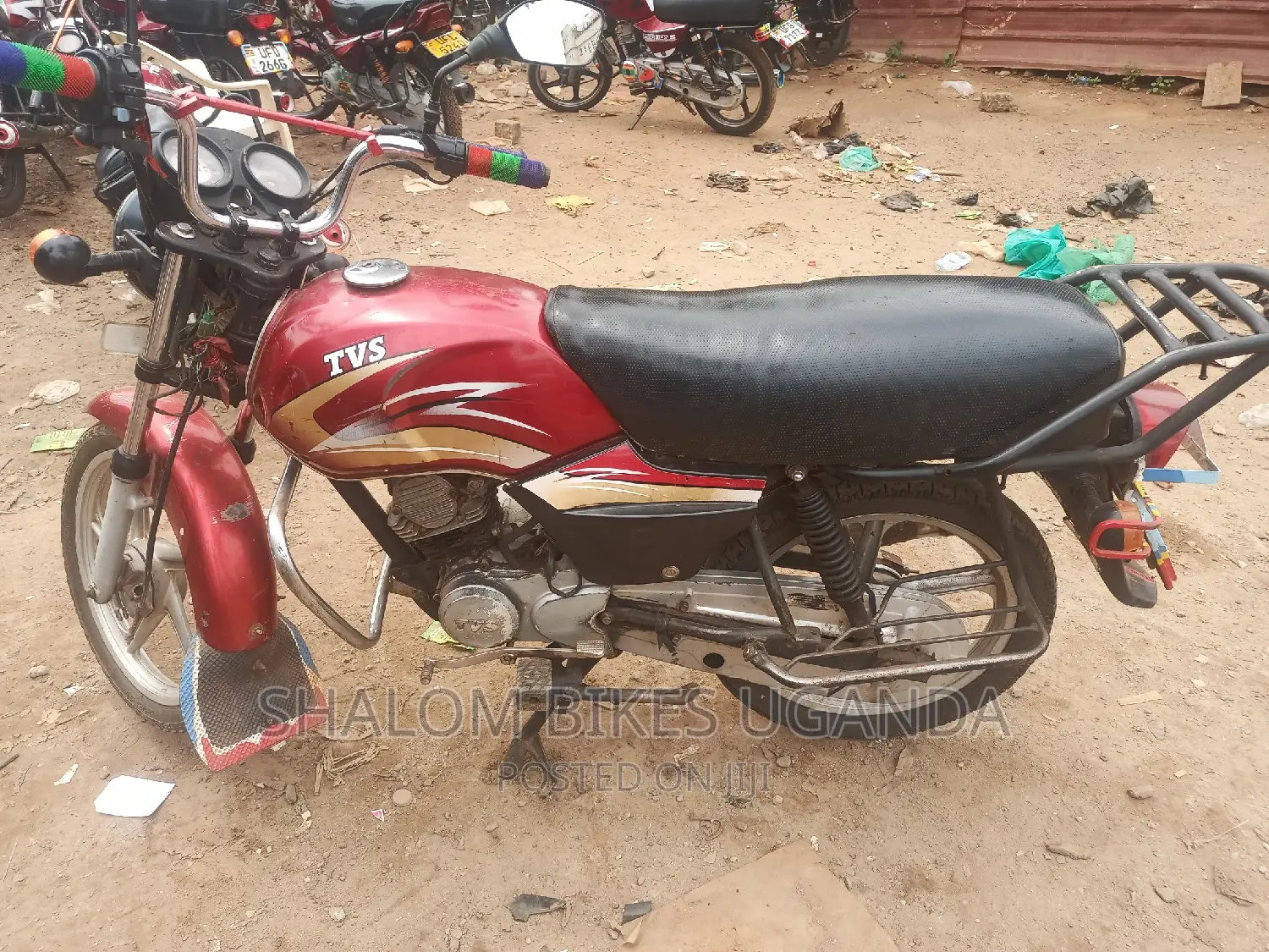 TVS XL 100 2015 Red