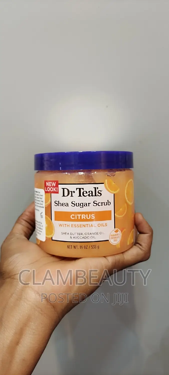 Dr. Teal's Shea Butter, Orange Avocado Oil Sugar Scrub