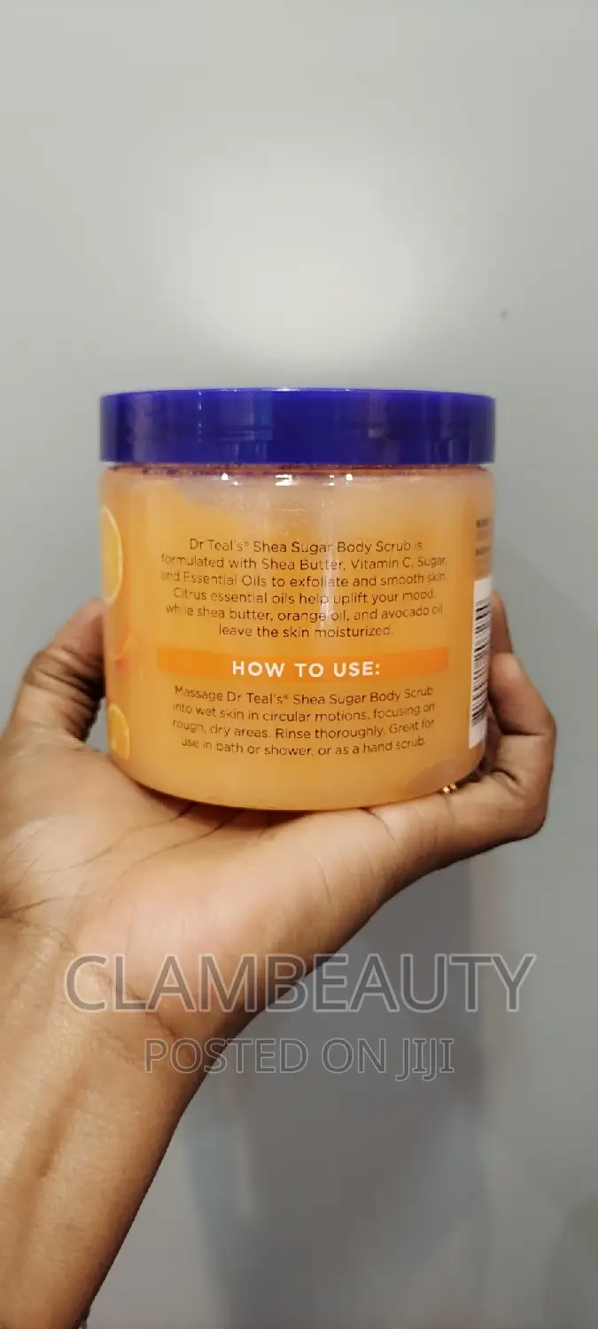 Dr. Teal's Shea Butter, Orange Avocado Oil Sugar Scrub