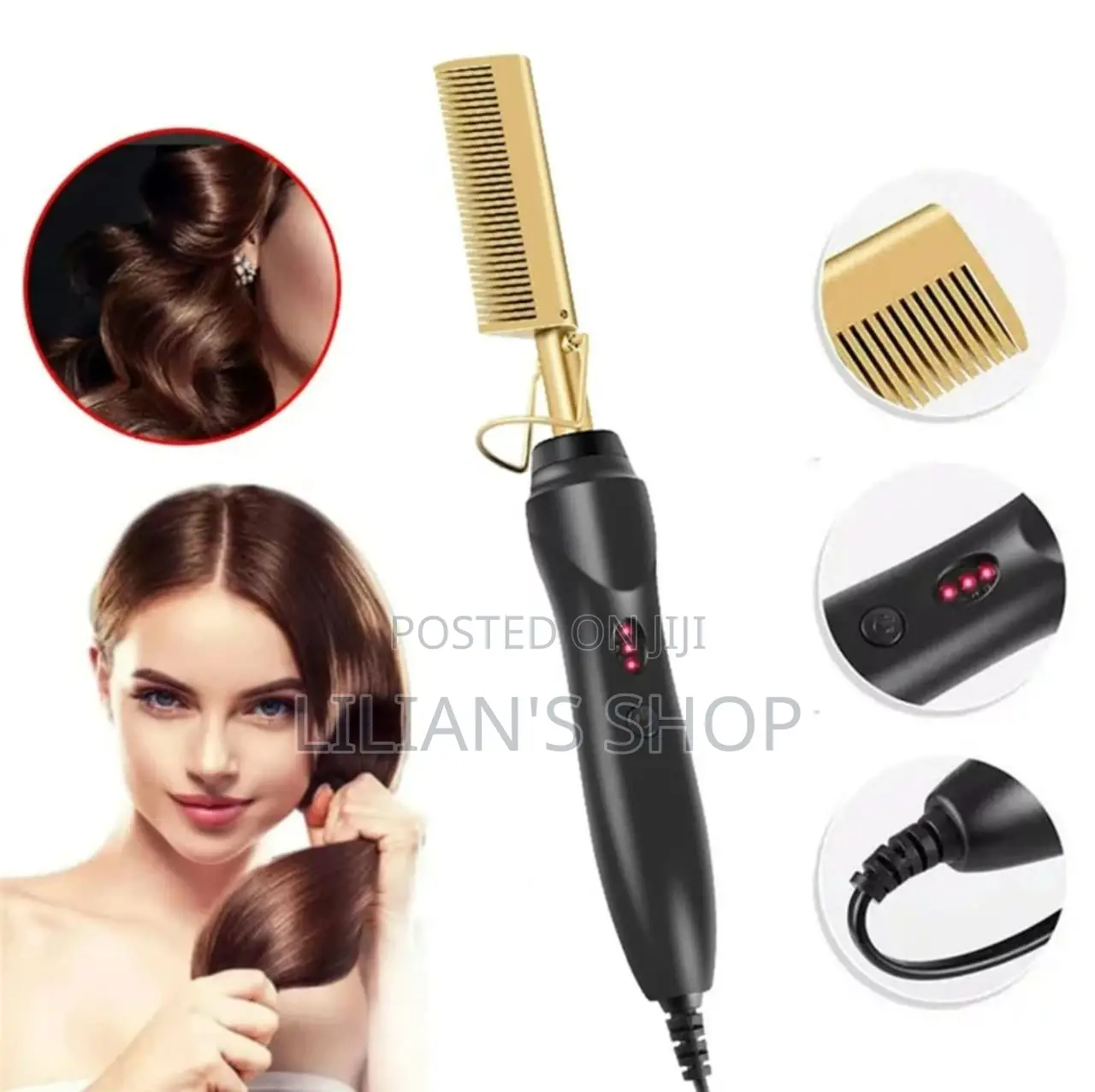 Professional Electric Press Hair Comb