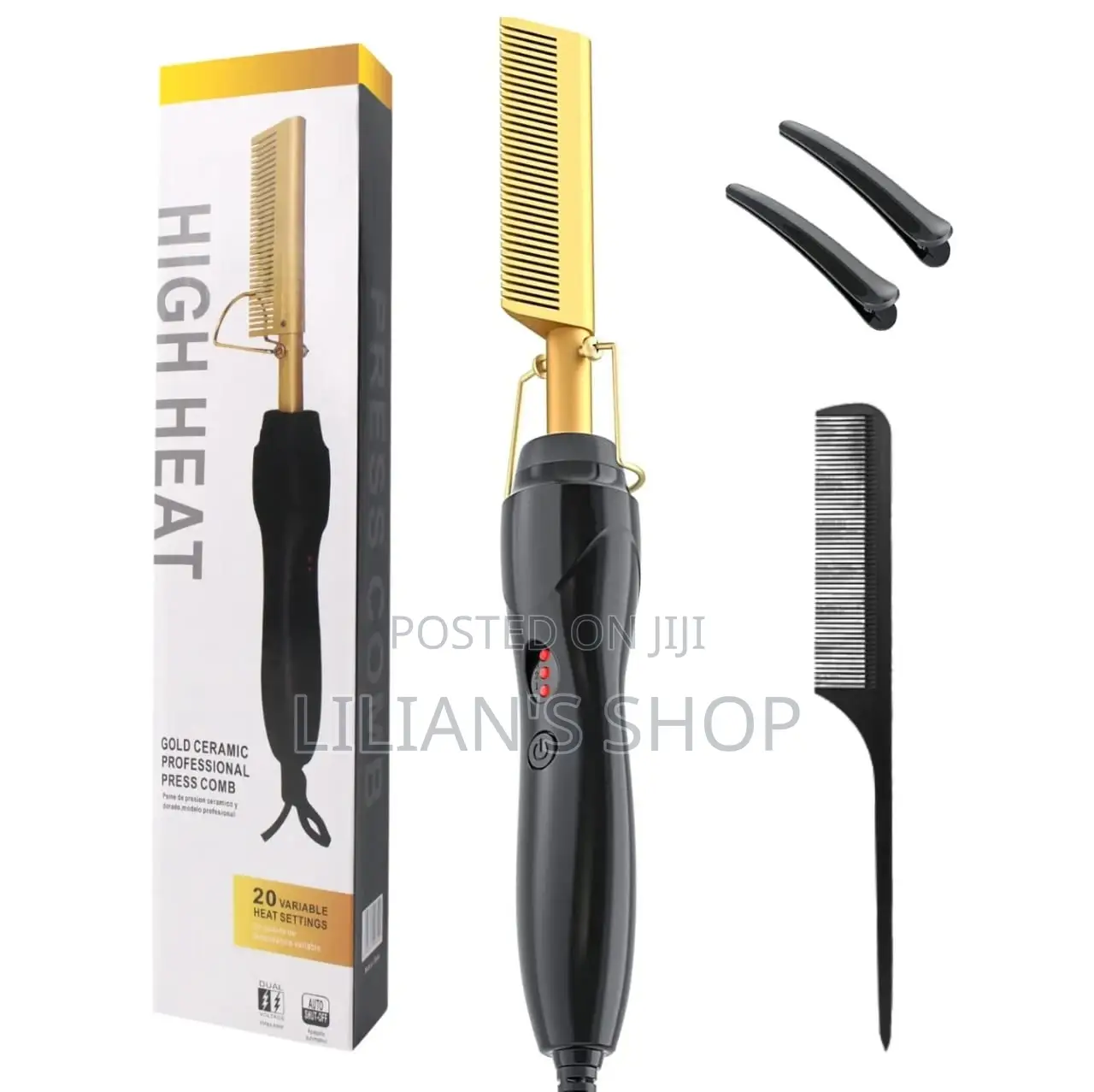 Professional Electric Press Hair Comb