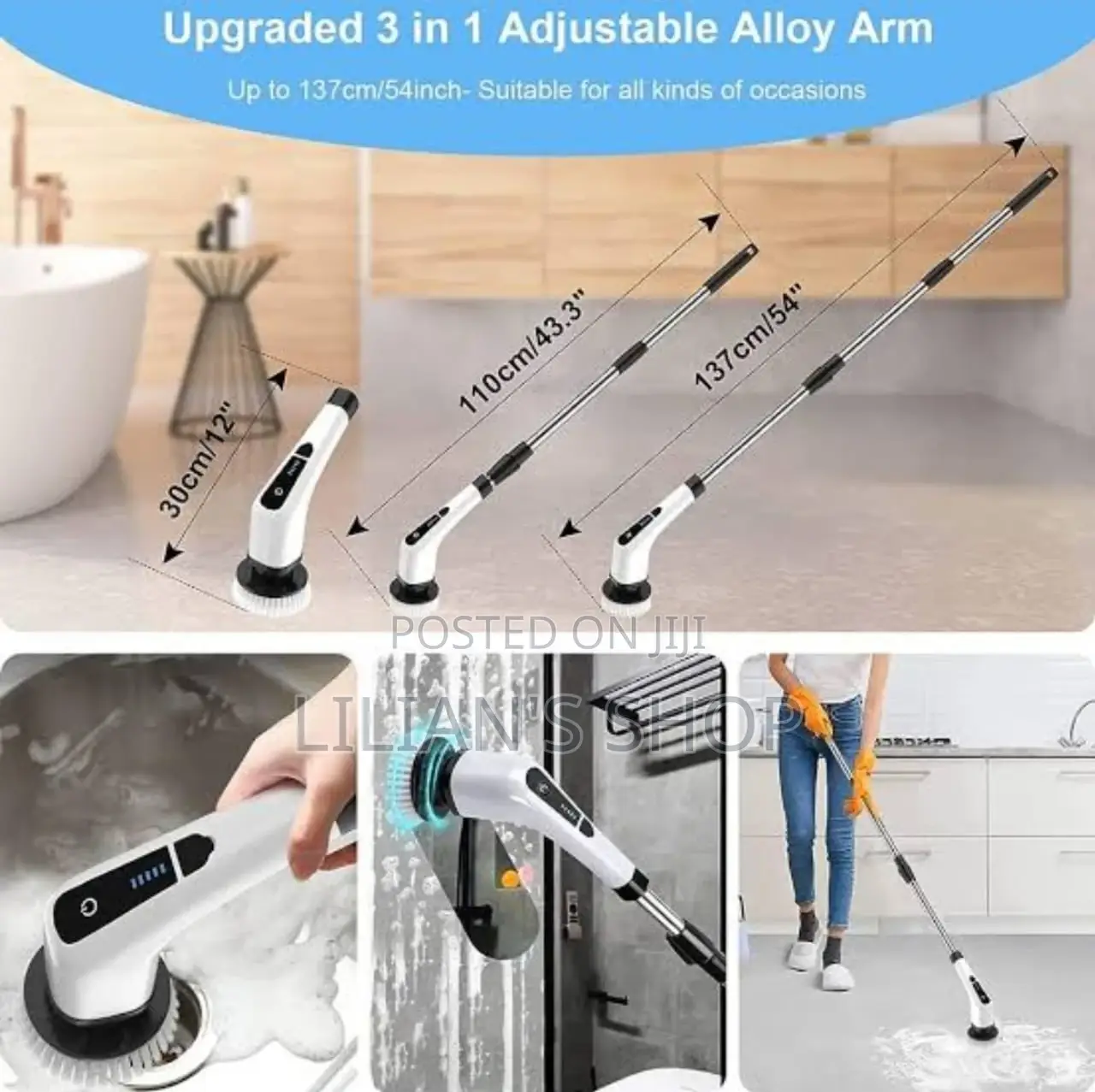 Wireless Electric Cleaning Brush