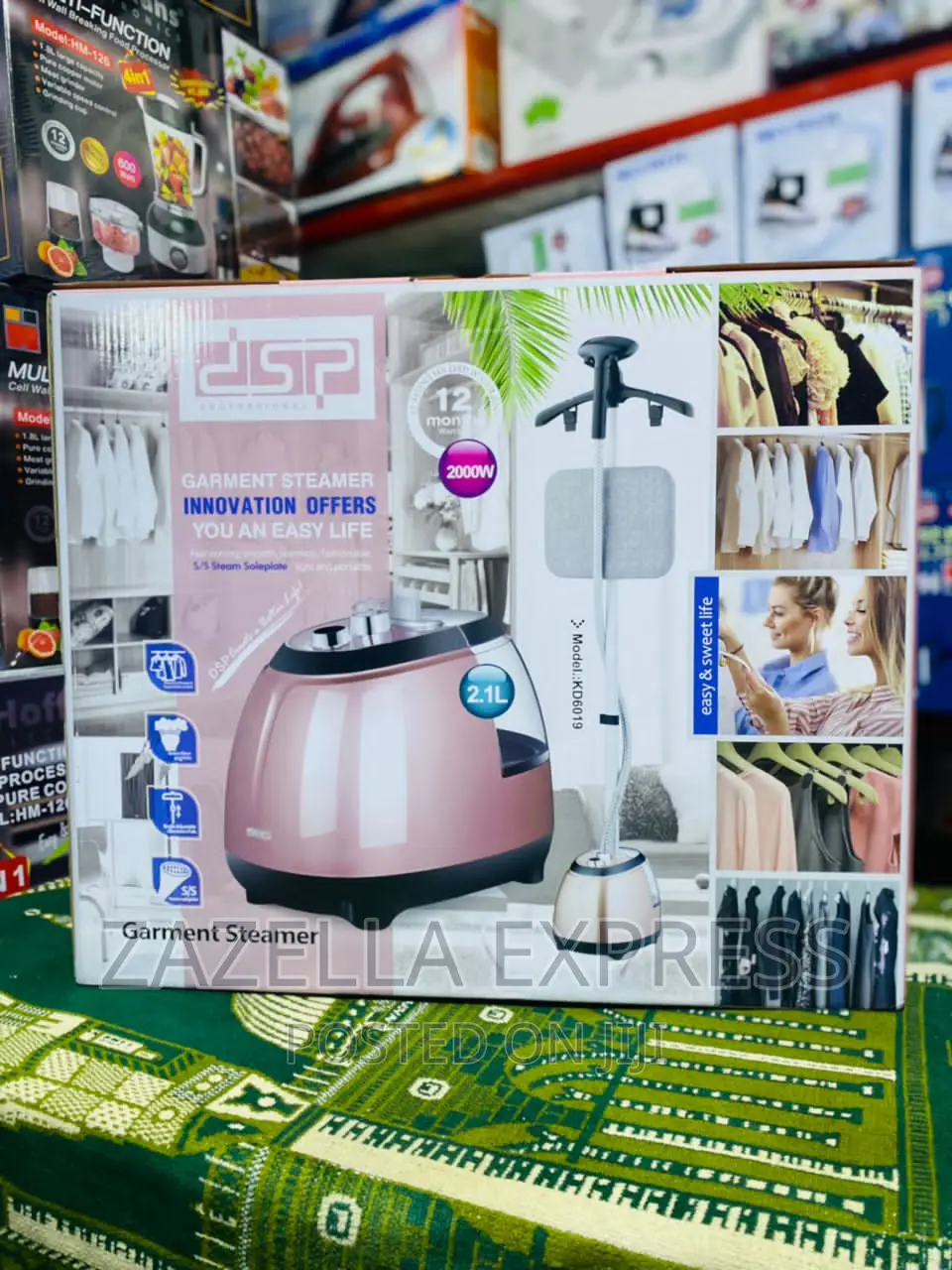 DSP 2.1L Garment Steamer