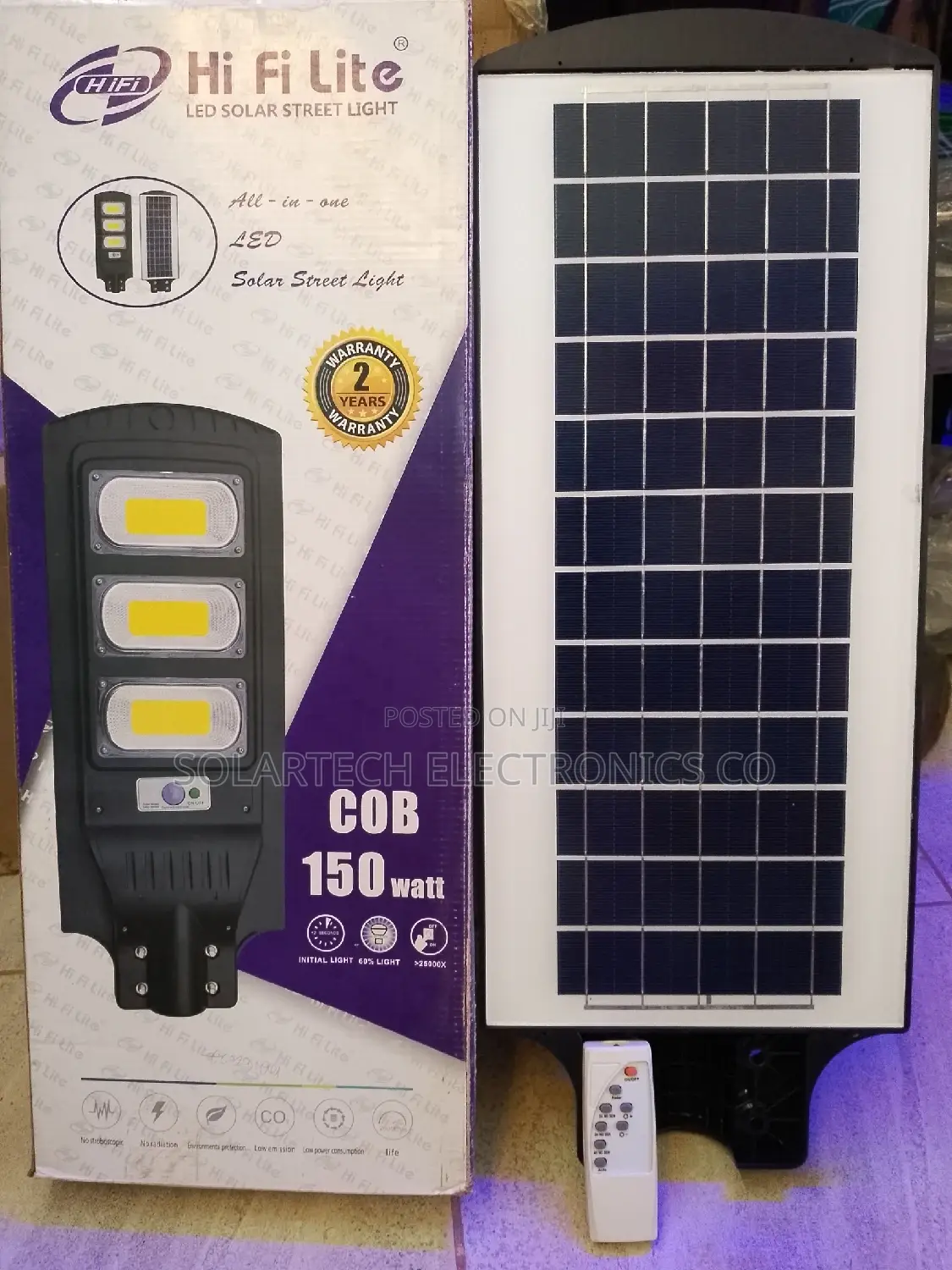 150w Hi Fi Lite Led Solar Street Lights