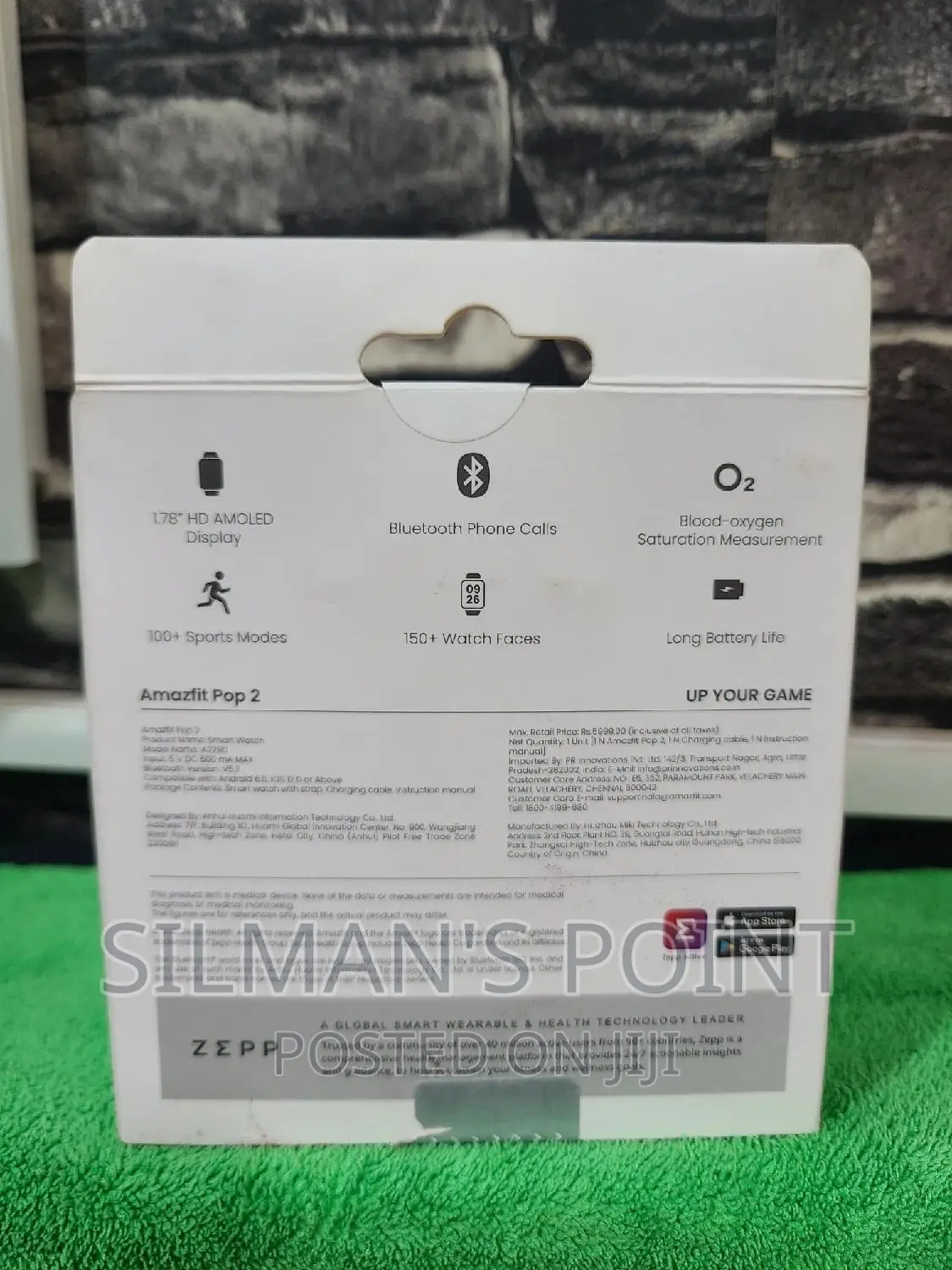 Amazfit Pop 2 Smart Watch