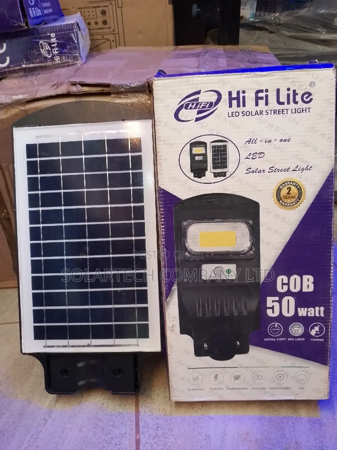 50w Hi Fi Lite Led Solar Street Lights