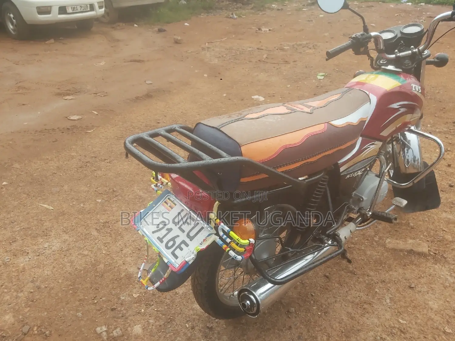 TVS XL 100 2018 Red