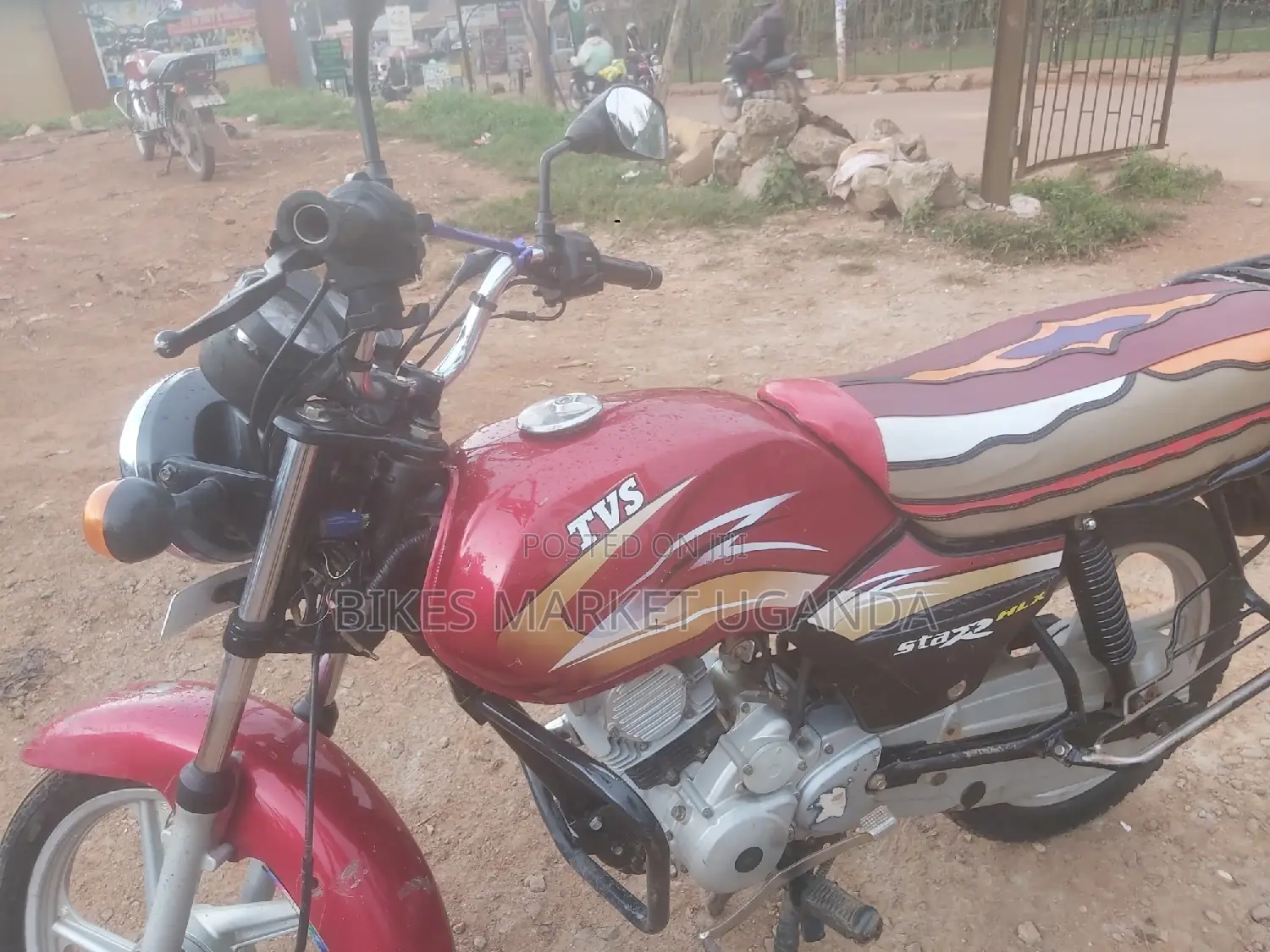 TVS XL 100 2017 Red