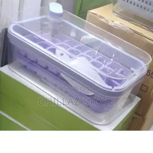 Multi Grid Ice Cube Mold Tray With Lid.