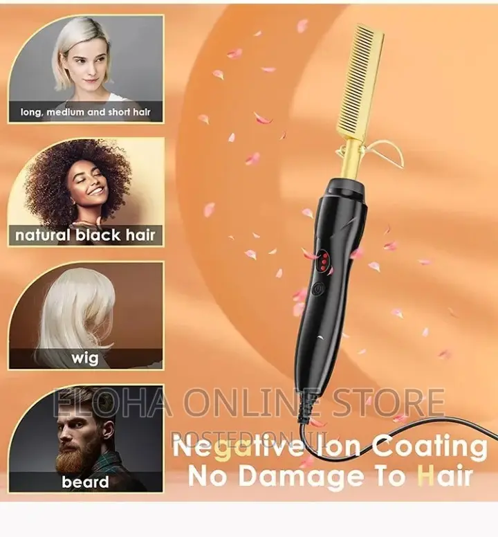 Electric Hot Comb/Hair Straightener