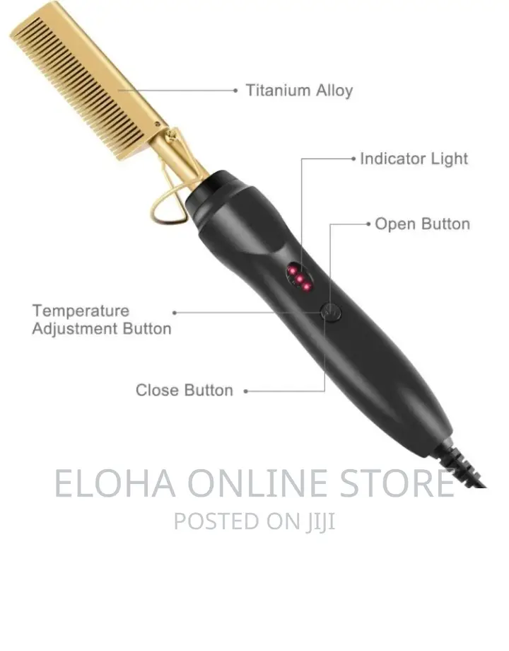 Electric Hot Comb/Hair Straightener