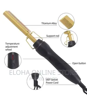 Electric Hot Comb/Hair Straightener