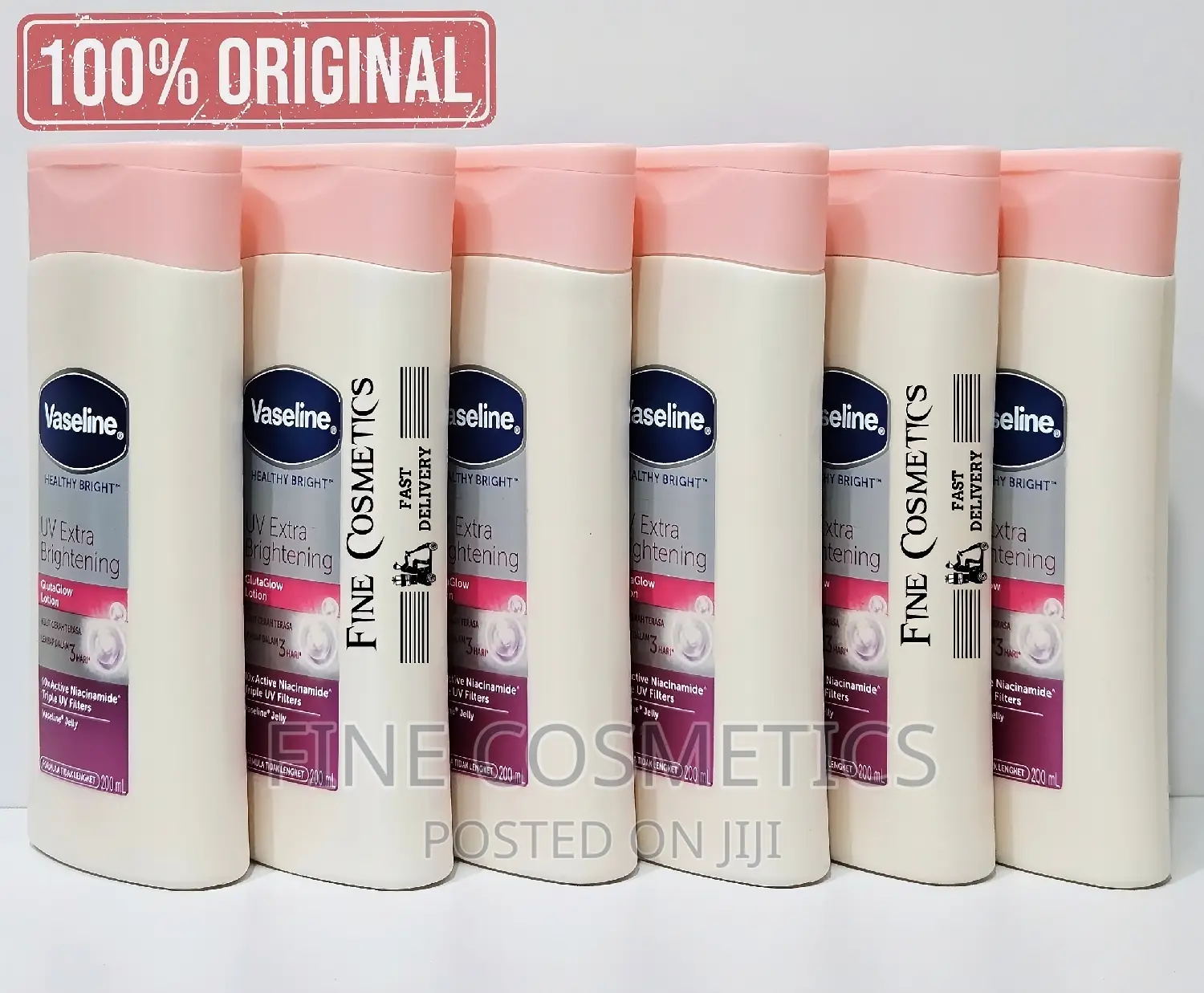 1PC Vaseline Healthy Bright UV Light Gluta Glow Lotion 200ml