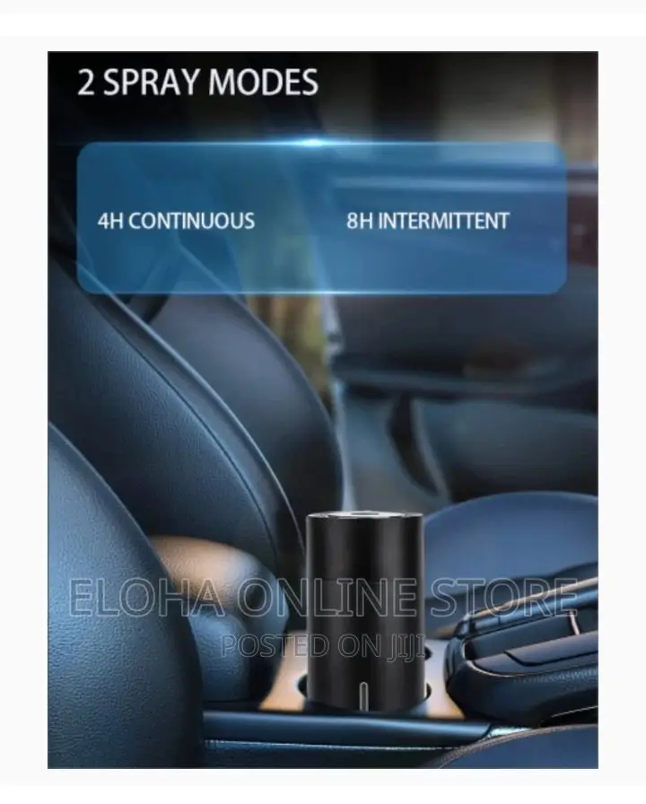 Car Mini Air Humidifier (With Colorful Lights)