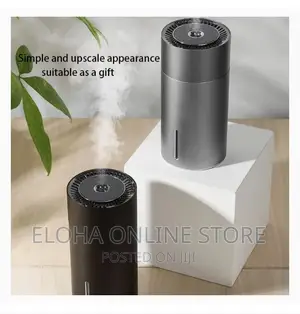 Car Mini Air Humidifier (With Colorful Lights)