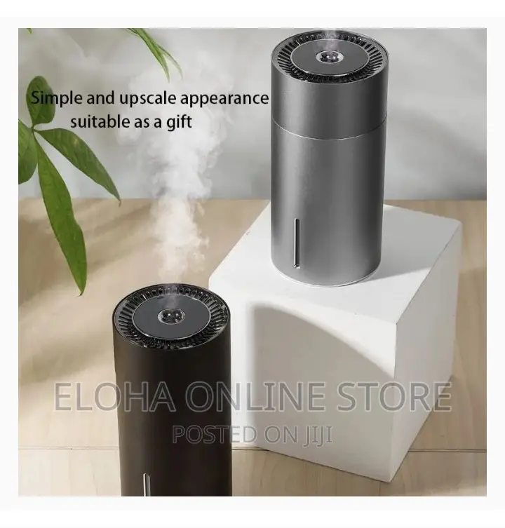 Car Mini Air Humidifier (With Colorful Lights)