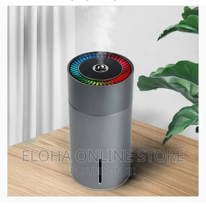 Car Mini Air Humidifier (With Colorful Lights)