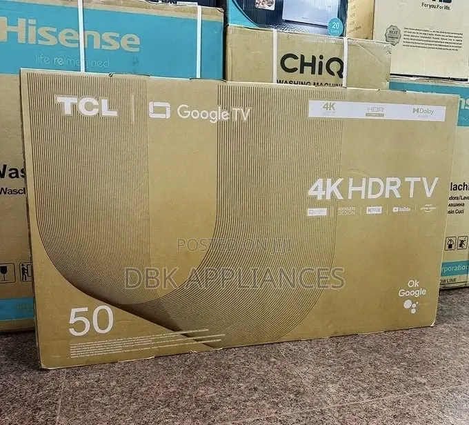 TCL 50inch Uhd Smart TVS Original With Warranty