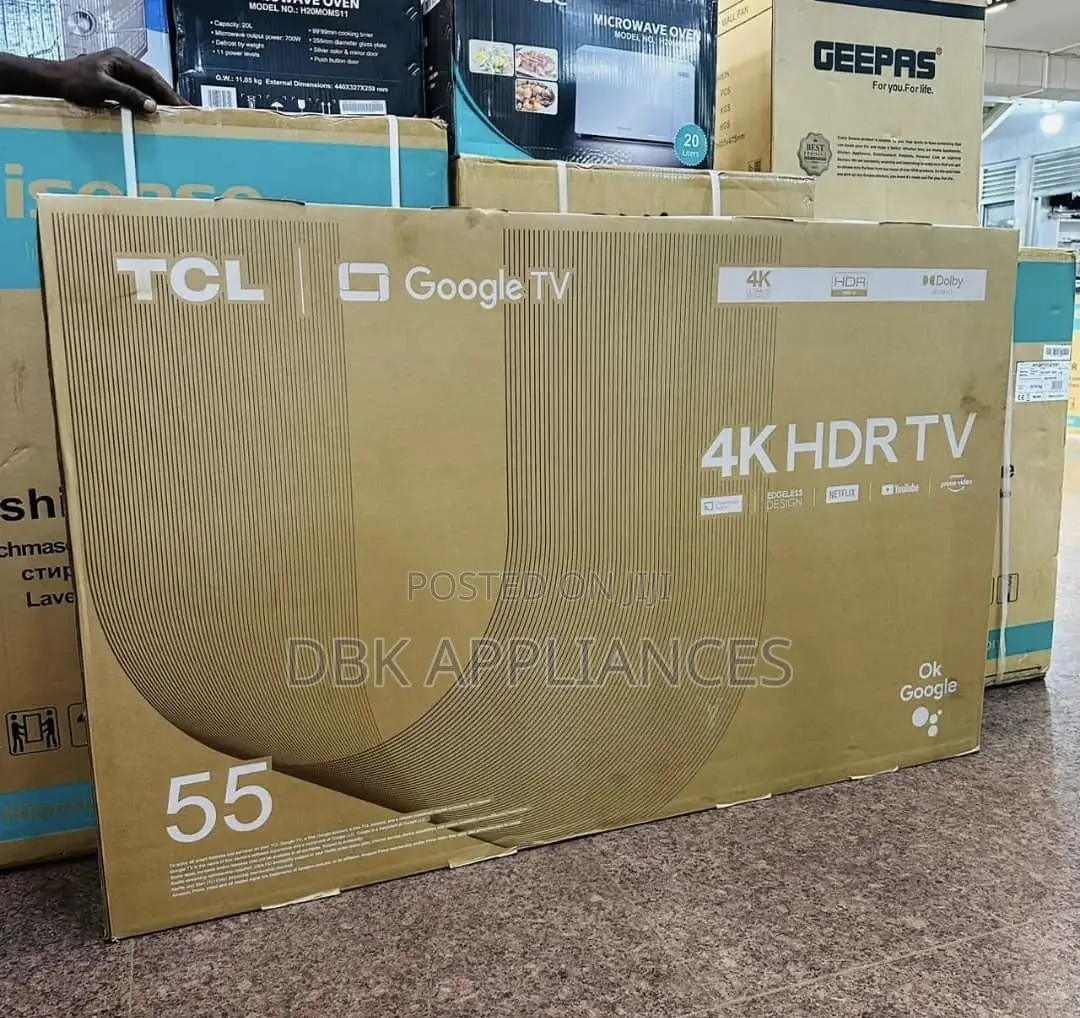 TCL 55inch Smart Uhd TVS Authentic With 2yr Warranty