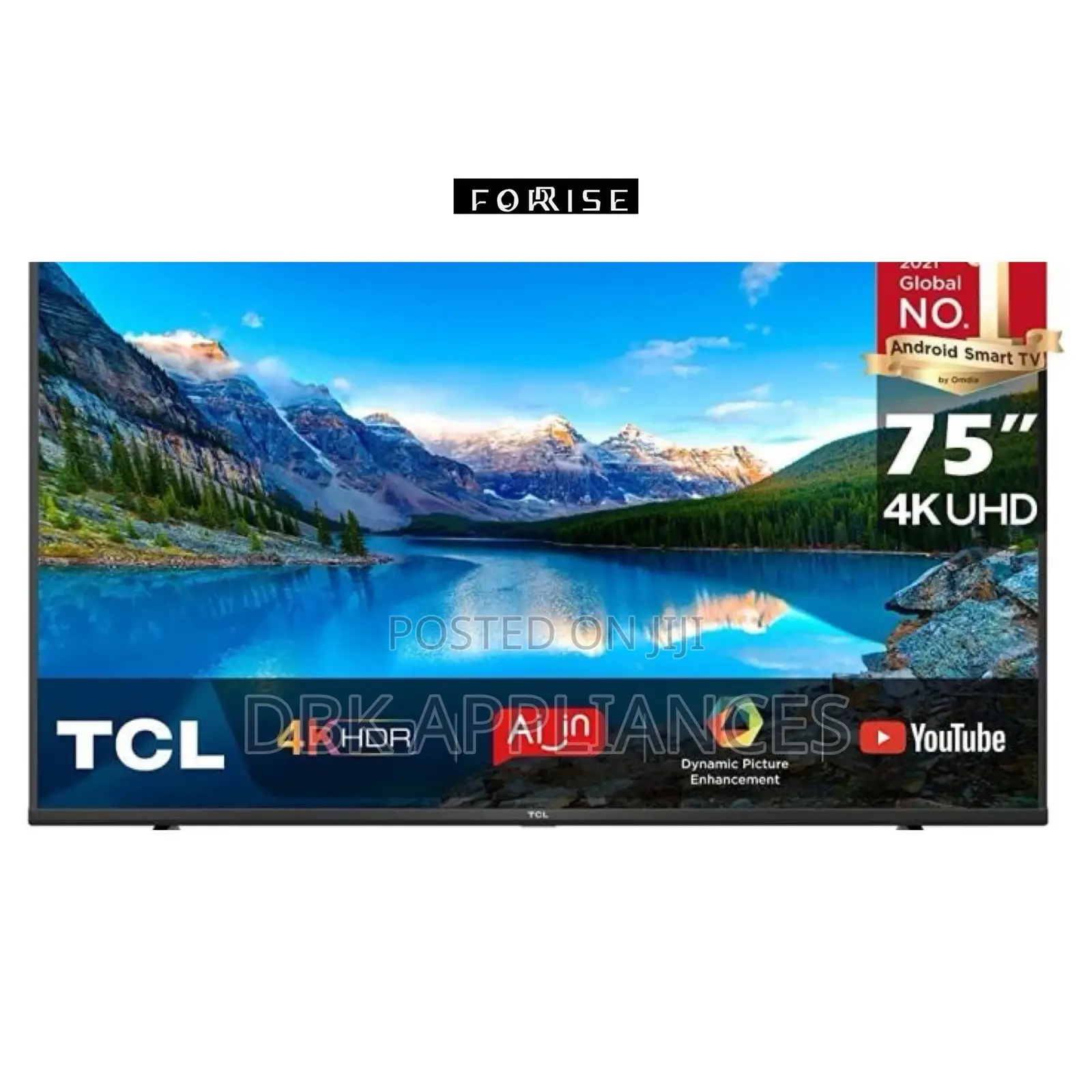 TCL 75inch Uhd Smart TVS Authentic 2yr Warranty