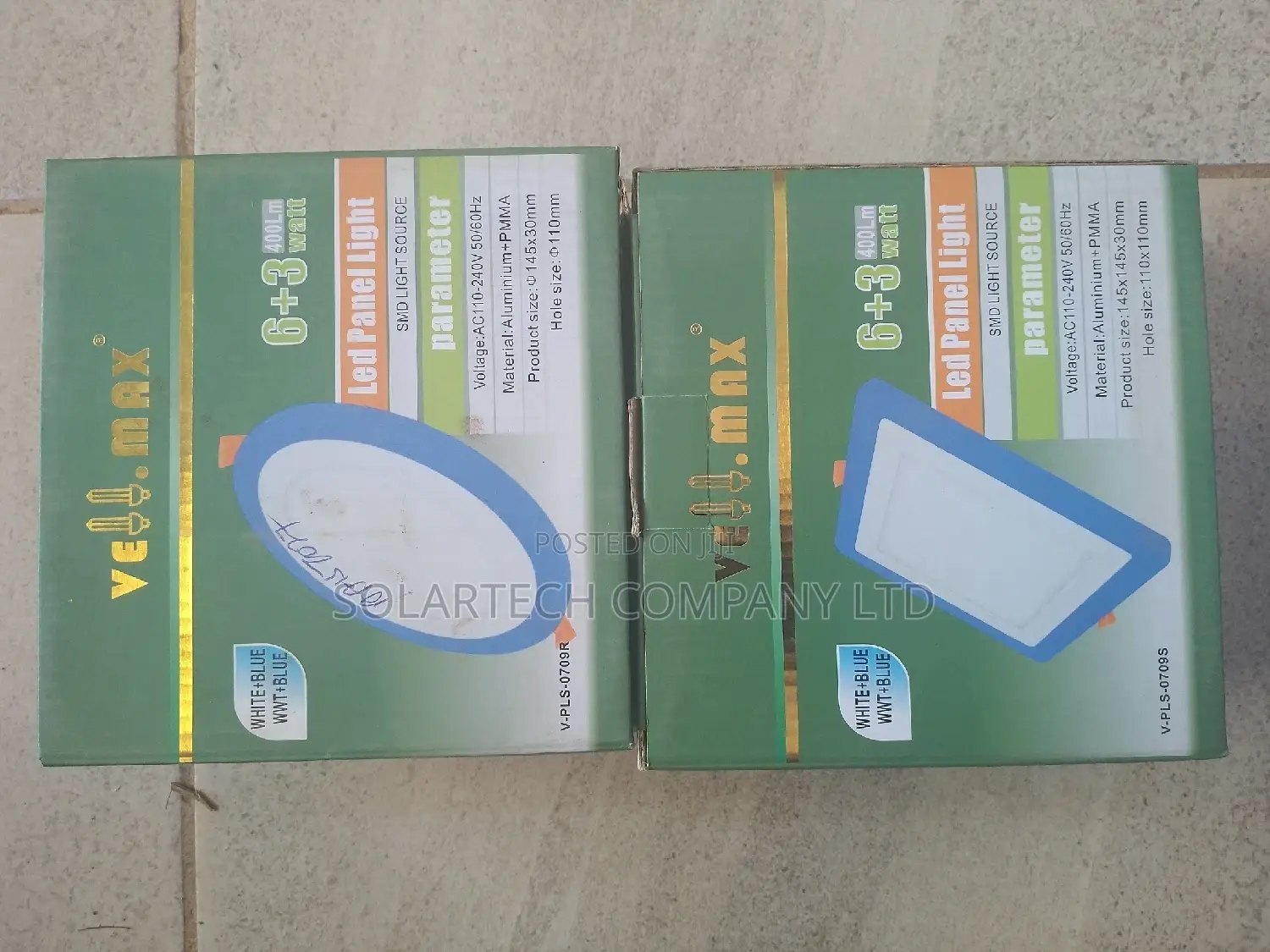 9w Vellmax Panel Lights