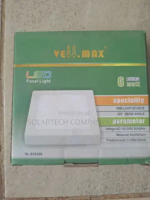 6w Vellmax Led Panel Lights