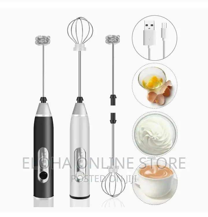 2 In 1 Rechargeable Milk Frother And Egg Beater