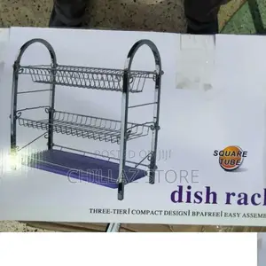 3 Layers Stainless Steel Dish Rack.