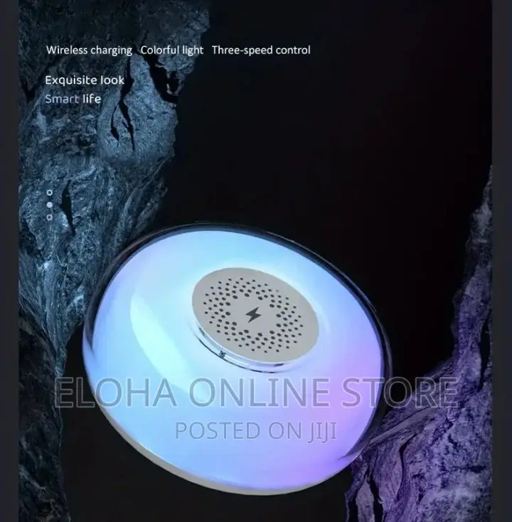 LED Colorful Night Light And Wireless Charger