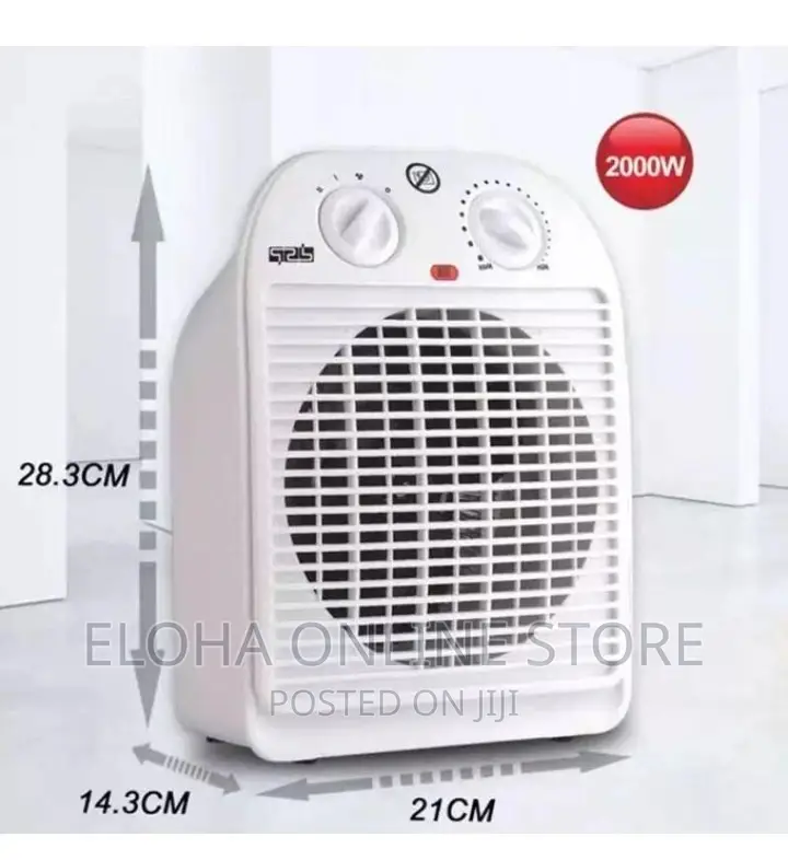 DSP 2000W Home Electric Fan Heater Mini Fan