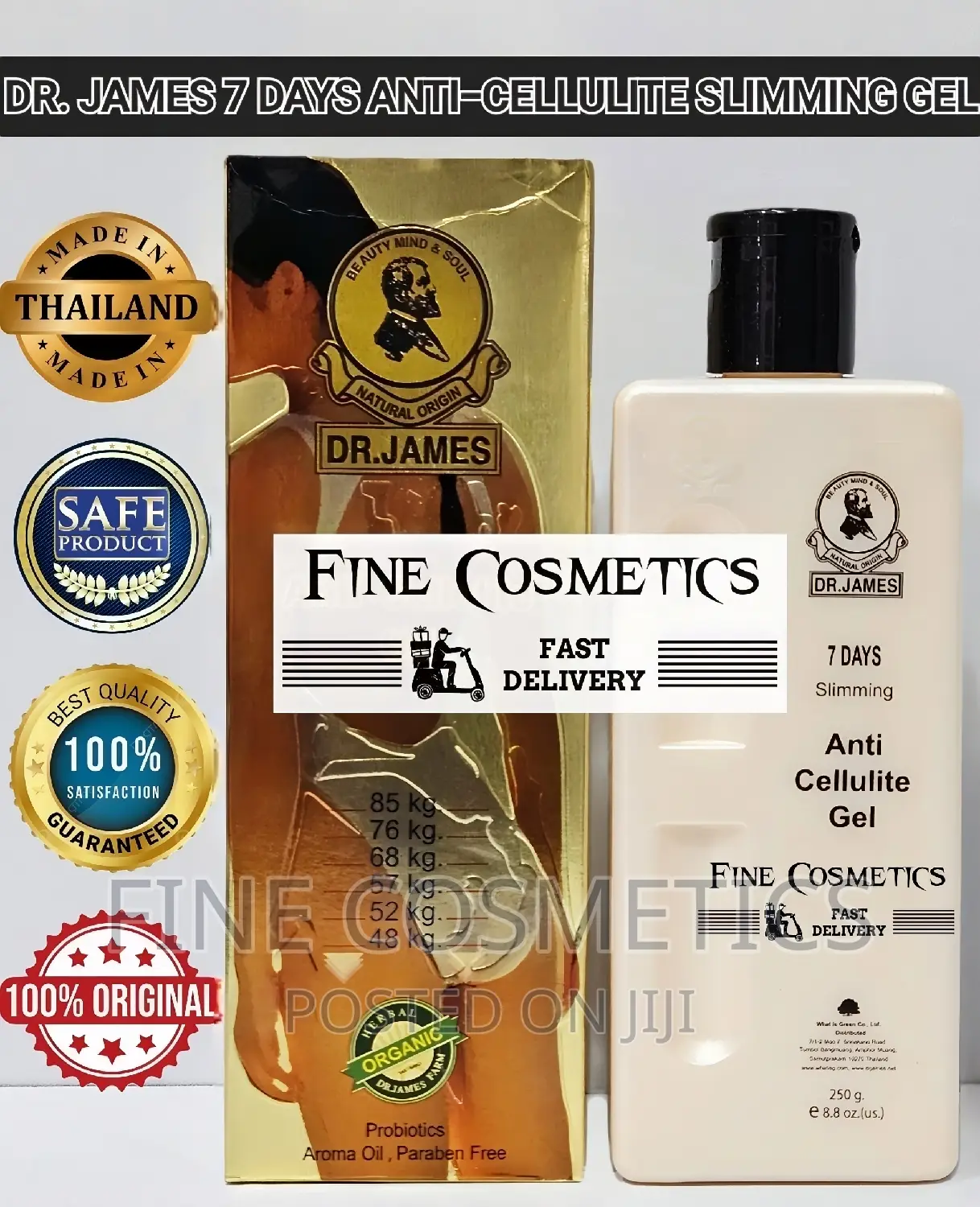 Dr James 7 Days Slimming Gel Fat Targeted Fast Burning Gel