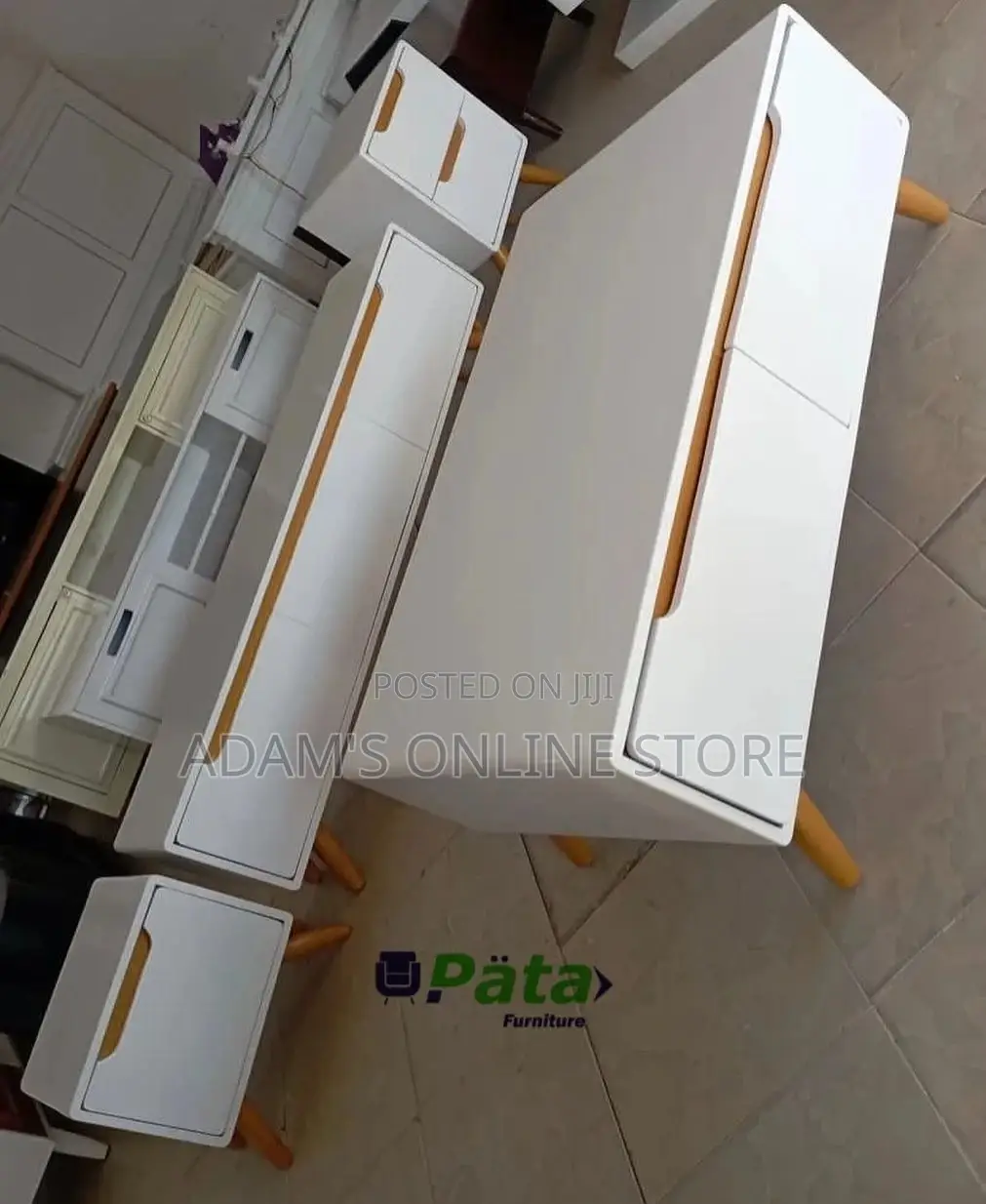 Center Table/White Center Table/Tv Stand Full Set