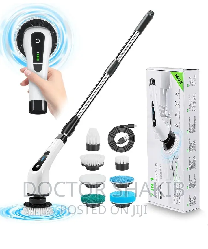 7 in 1 Household Wireless Electric Cleaning Brush