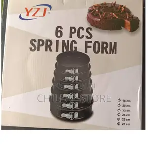 6pcs Spring Form Bakeware Pans.