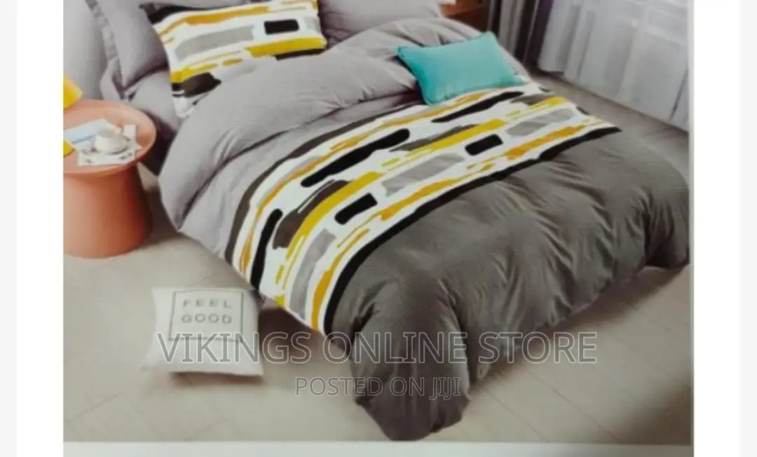 Multicolored Duvet Set 1bedsheet,1duvet,1pillowcase