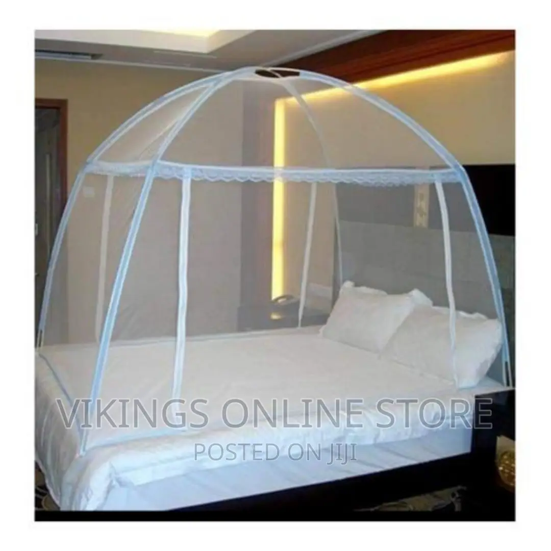 5×6 Self Set Mosquito Net Tent – White