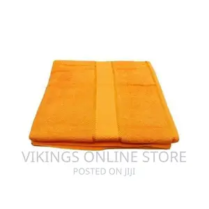Extra Large Cotton Bath Towel – Orange