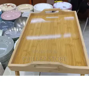 Foldable Bamboo Multipurpose Tray.