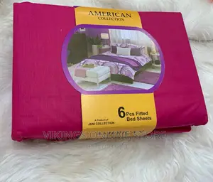 Apair of High Quality Bedsheets and 4pillowcases-Red